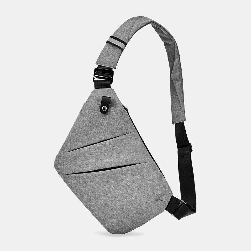 Herr Tunn Stöldskyddsväska Multifunktion Vattentät Crossbody Bag Sling Bag Med Flera Fickor