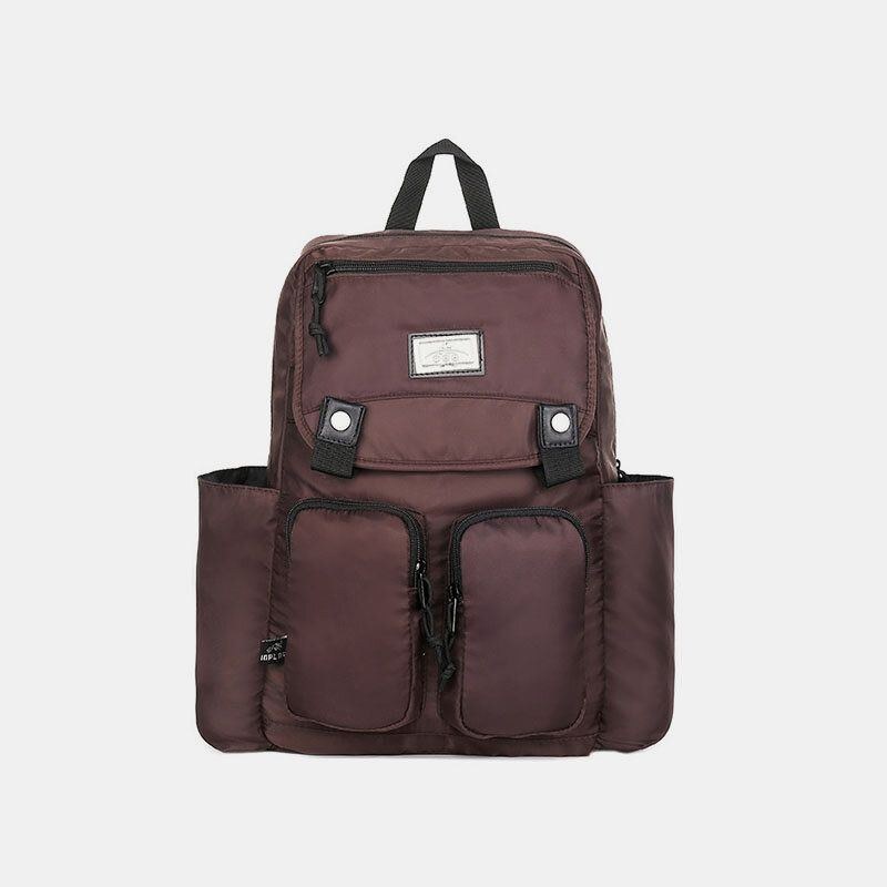 Herr 20l Nylon Multifunktion Multi-ficka Lätt Vikt Stor Kapacitet 15.6 Tum Laptopväska Ryggsäck