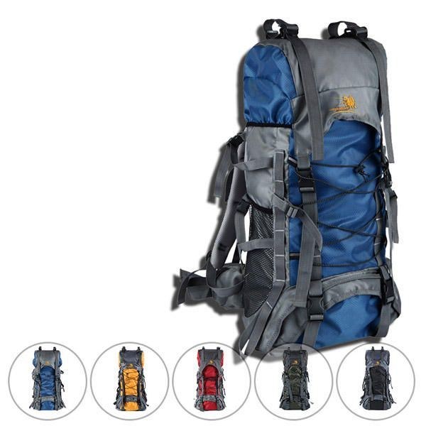 Herr 60l Outdoor Trekking Ryggsäck Vattentät Nylon Resväska Camping Bag