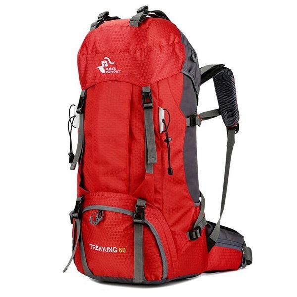 Herr 60l Outdoor Trekking Ryggsäck Vattentät Nylon Resväska Camping Bag