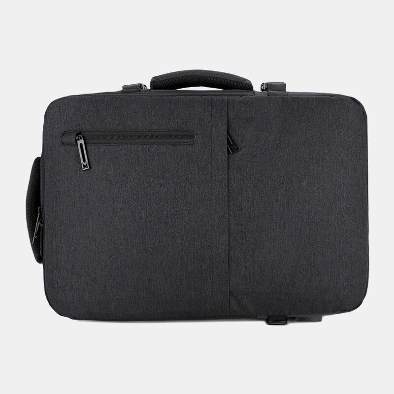 Herr Oxford Förlängningskapacitet Usb-laddning Multi-pocket Business Laptop Bag Ryggsäck