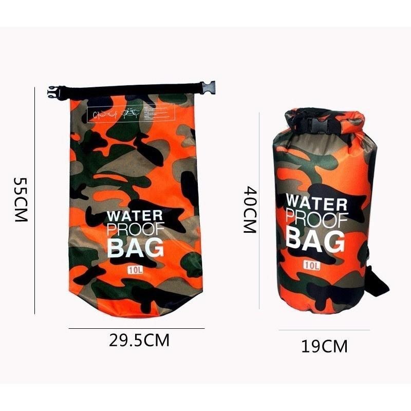 Vattentät Lätt Utomhusväska För Män Camouflage Dry Bag Camo Compression Sack