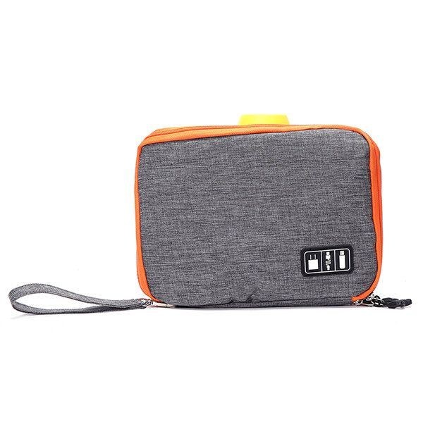 Herr Casual Multifunktionell Canvas Multi Pocket Ipad Butiksväska Telefonväska Förvaringsväska