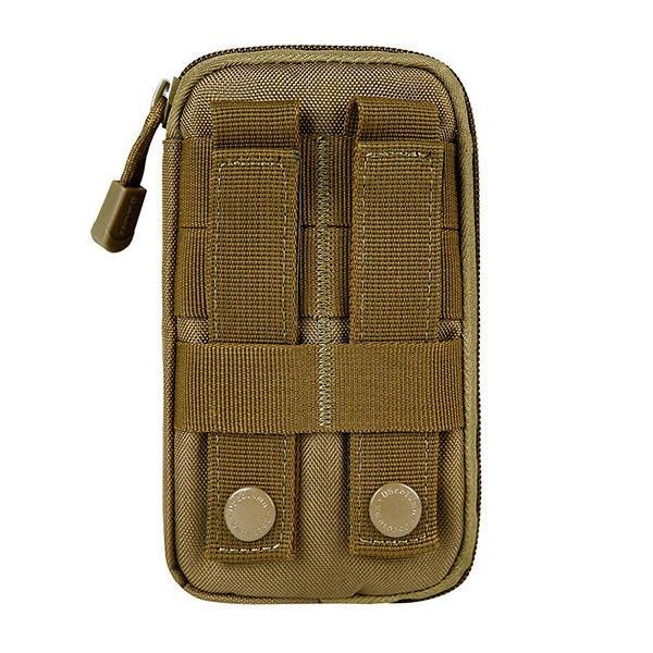 Herr Nylon Tactical Arm Bag Molle Edc Pouch Mobiltelefon Handväska Bälte Midjeväska