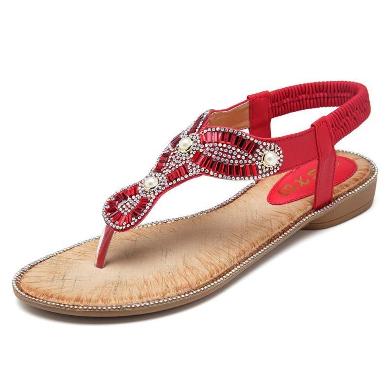 Bohemian Women Beach Flip Flops Casual Sandaler