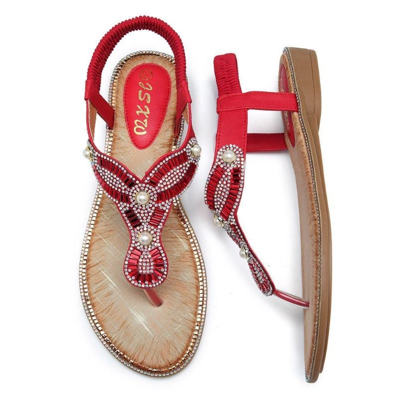 Bohemian Women Beach Flip Flops Casual Sandaler