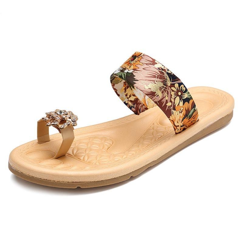 Bohemian Women Summer Flat Flip Flops Sandaler