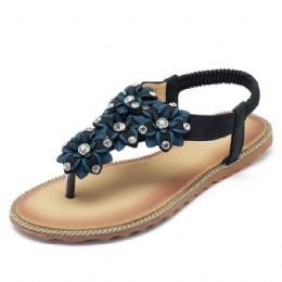 Dam Bohemian Casual Beach Mjuka Platta Sandaler