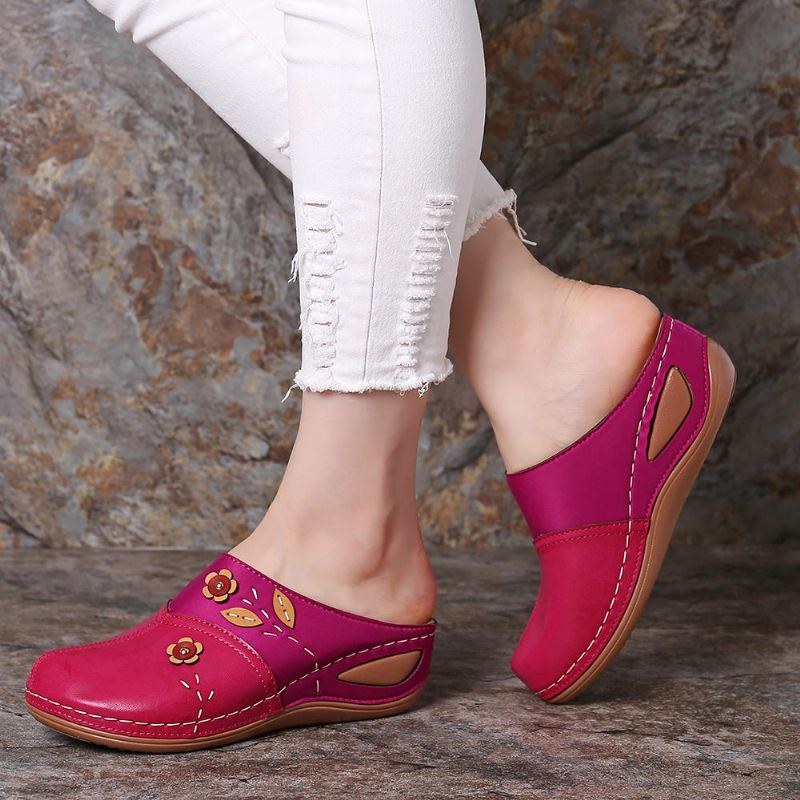 Dam Casual Flowers Rund Toe Sandaler