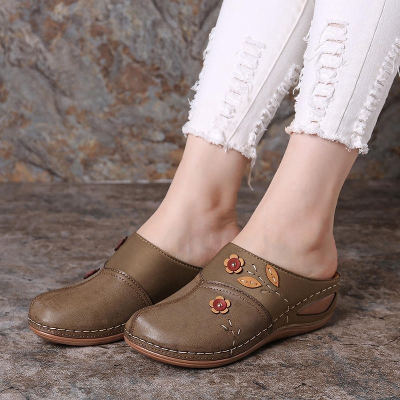 Dam Casual Flowers Rund Toe Sandaler