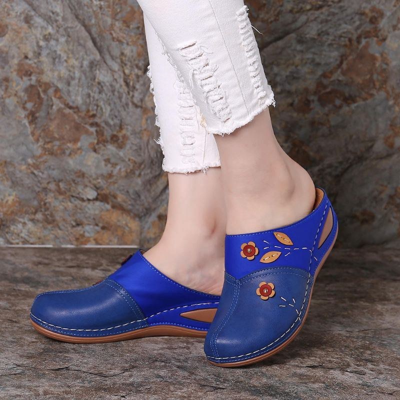 Dam Casual Flowers Rund Toe Sandaler