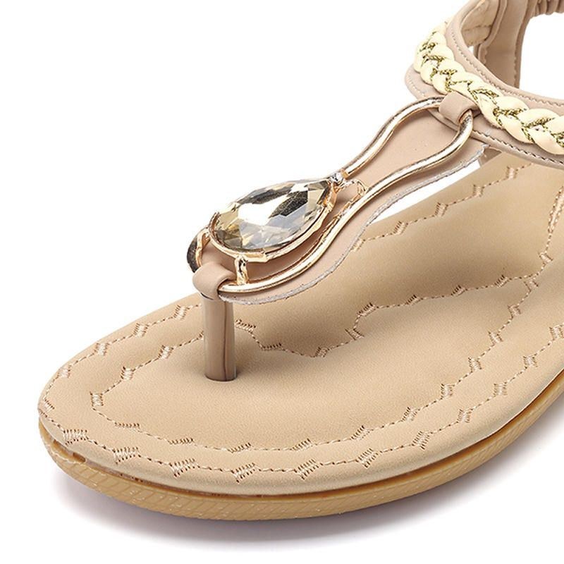 Dam Casual Outdoor Beach Mjuka Platta Sandaler