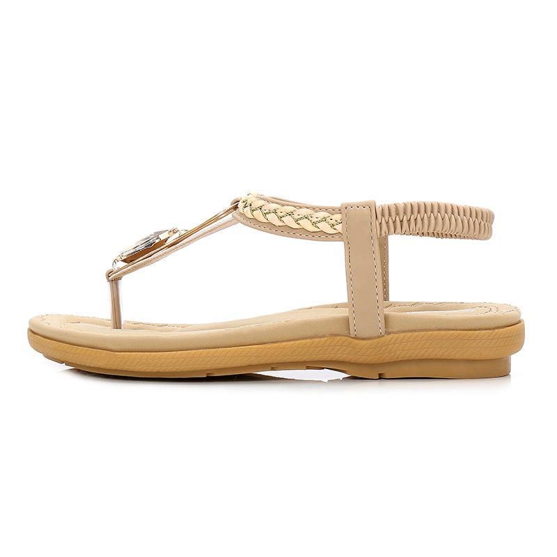 Dam Casual Outdoor Beach Mjuka Platta Sandaler