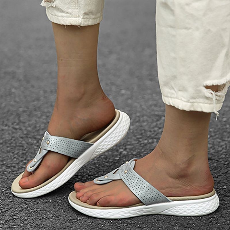 Dam Flip Flop Nit Summer Beach Casual Flat Sandaler