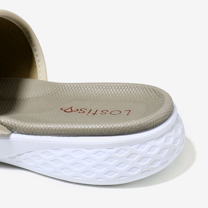 Dam Med Öppen Tå Slip On Casual Summer Daily Flat Sandaler