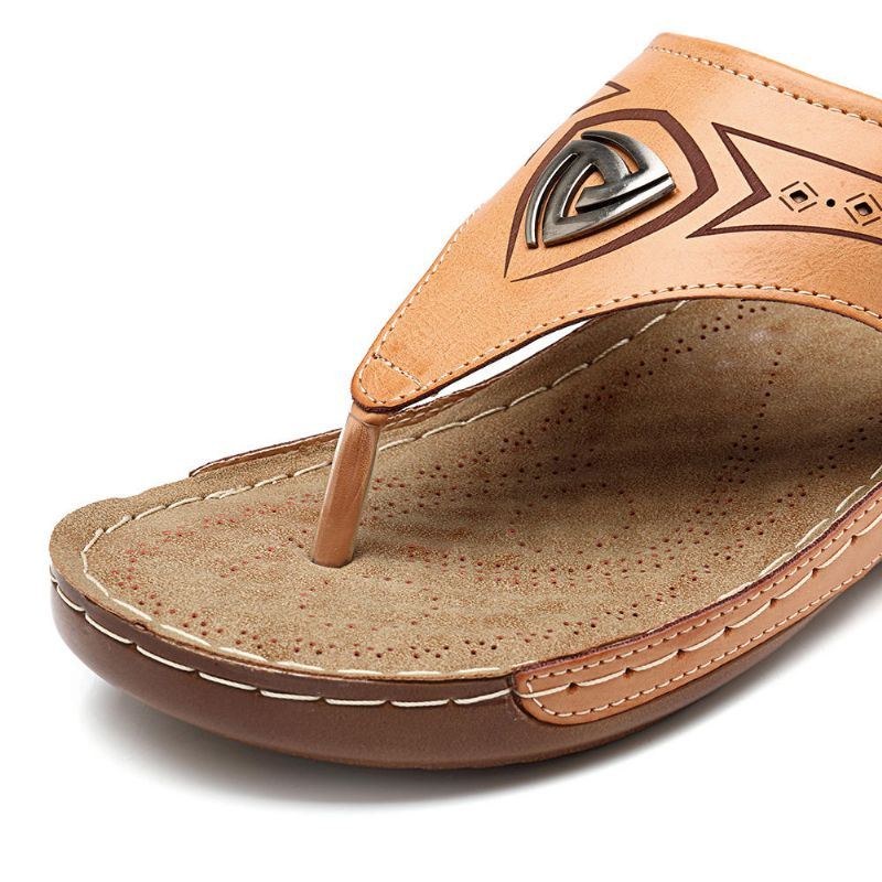 Dam Mjuk Casual Beach Flip Flops Flat Sandaler