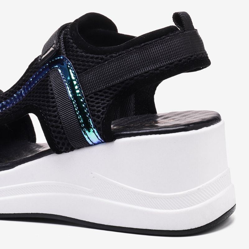 Dam Nätsömmar Krokögla Casual Sports Wedge Sandaler