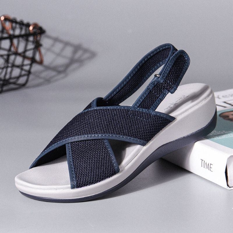 Dam Peep Toe Casual Slingback Sport Sandaler