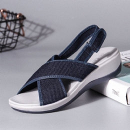 Dam Peep Toe Casual Slingback Sport Sandaler