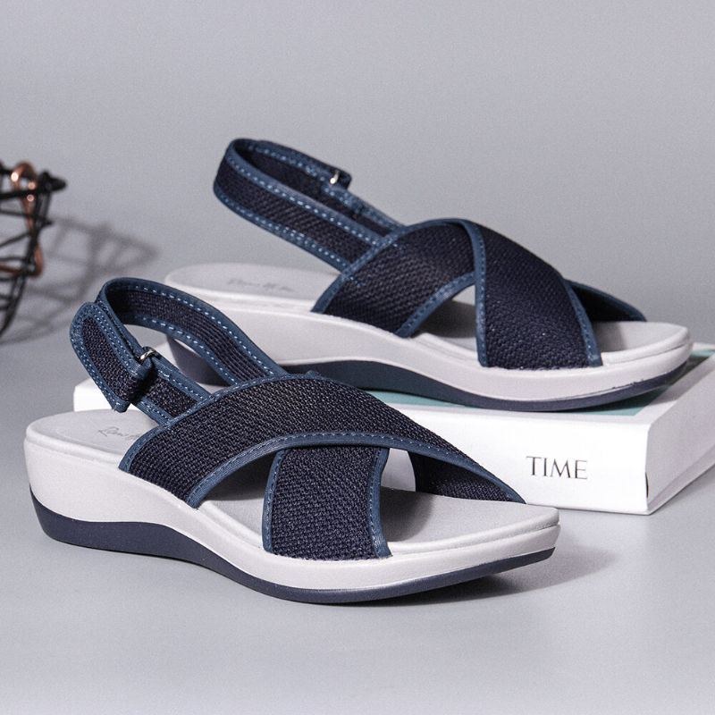 Dam Peep Toe Casual Slingback Sport Sandaler