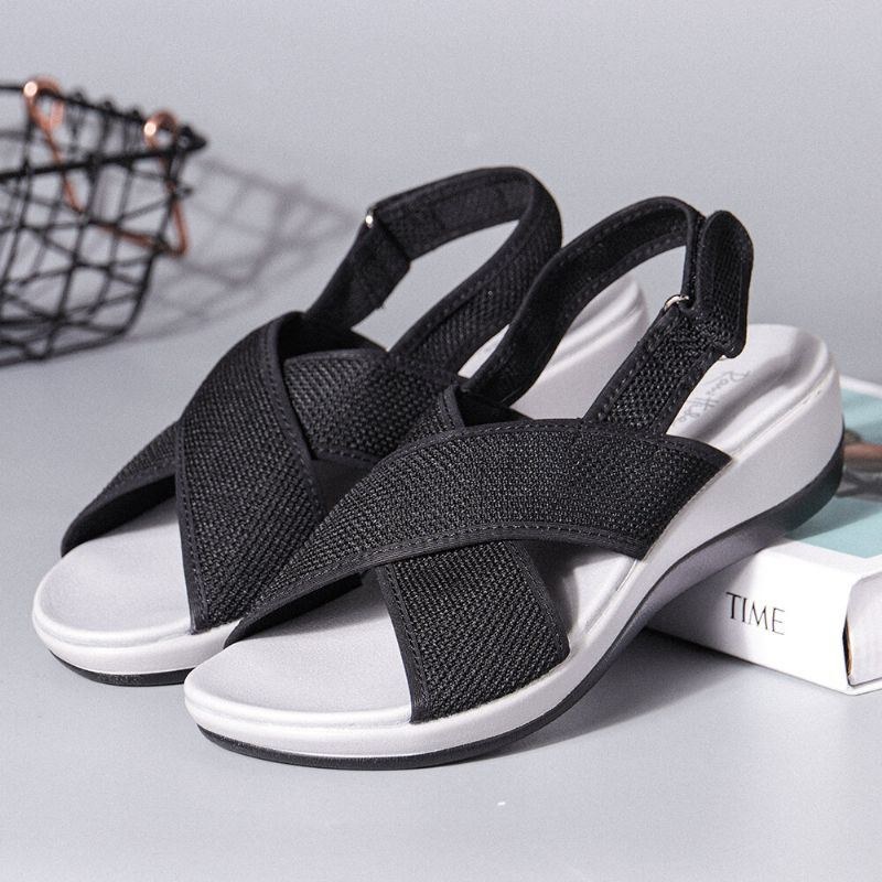 Dam Peep Toe Casual Slingback Sport Sandaler