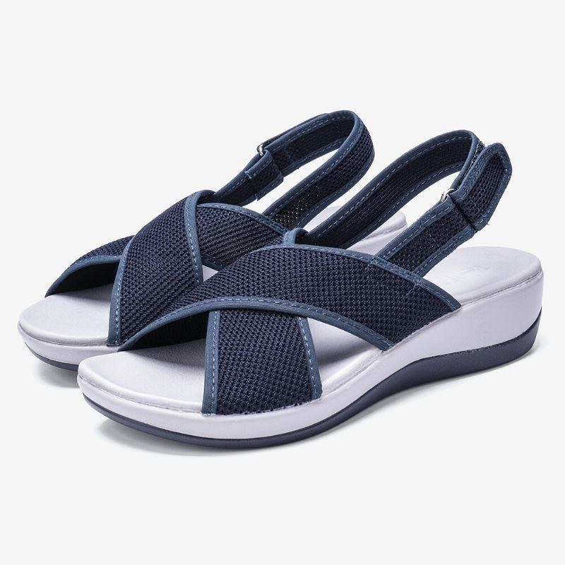 Dam Peep Toe Casual Slingback Sport Sandaler