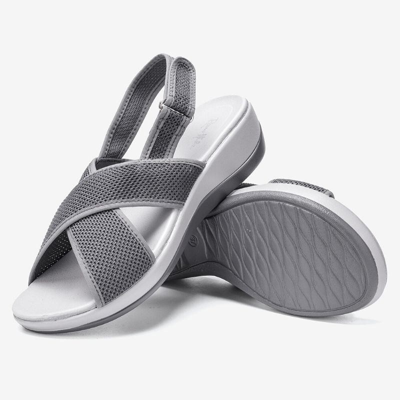 Dam Peep Toe Casual Slingback Sport Sandaler