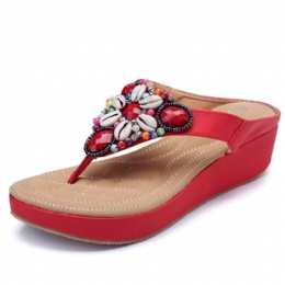 Dam Rhinestones Bohemian Casual Sandaler