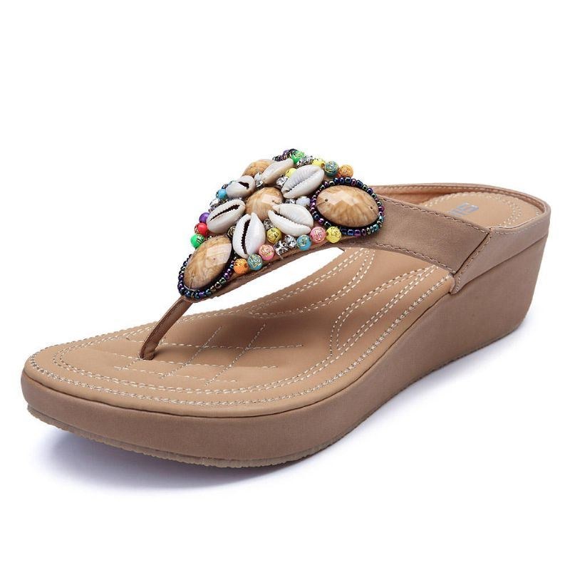 Dam Rhinestones Bohemian Casual Sandaler