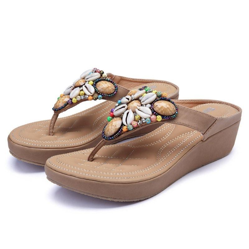 Dam Rhinestones Bohemian Casual Sandaler