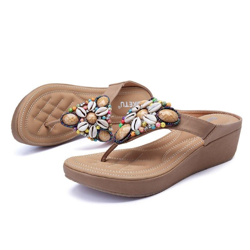 Dam Rhinestones Bohemian Casual Sandaler