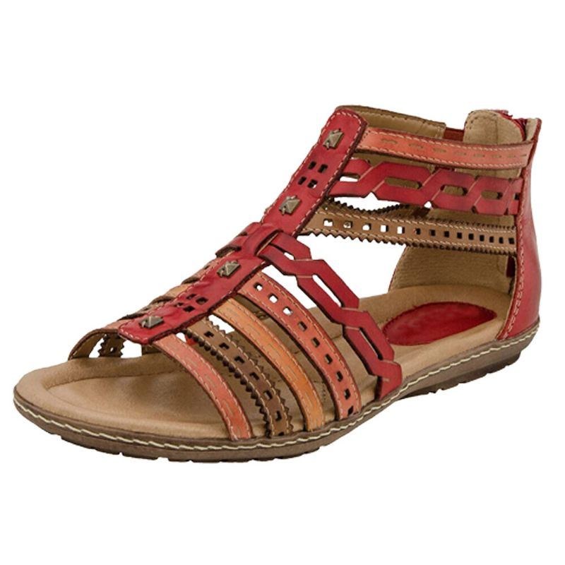 Dam Romerska Öppen Tå Soft Gladiator Casual Sandaler