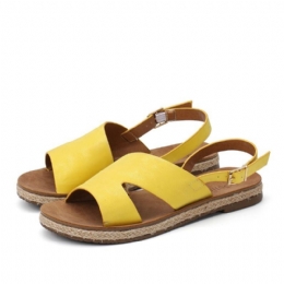 Dam Single Strap Casual Slingback Flat Sandaler