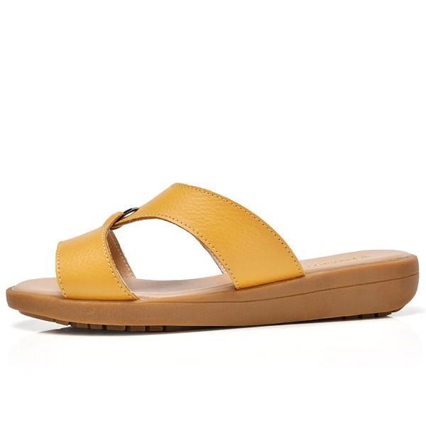 Dam Sommar Chic Beach Sandaler Andas Slip-on Flat Tofflor