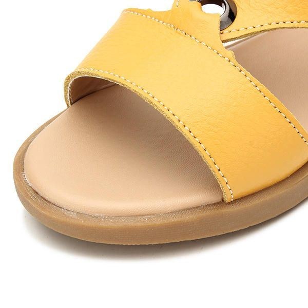 Dam Sommar Chic Beach Sandaler Andas Slip-on Flat Tofflor