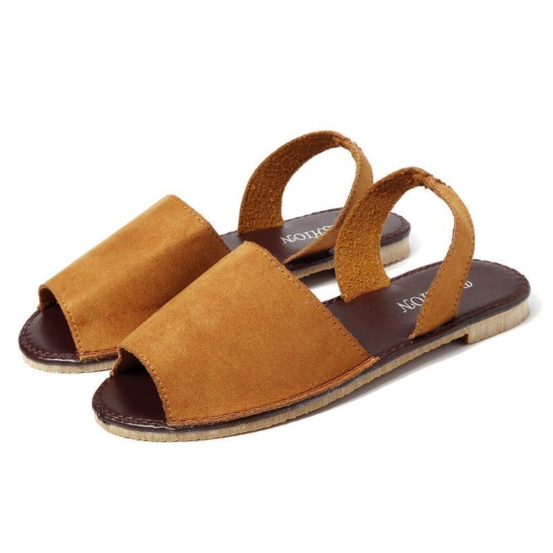 Dam Sommar Fisk Mun Slip On Sandaler Skor