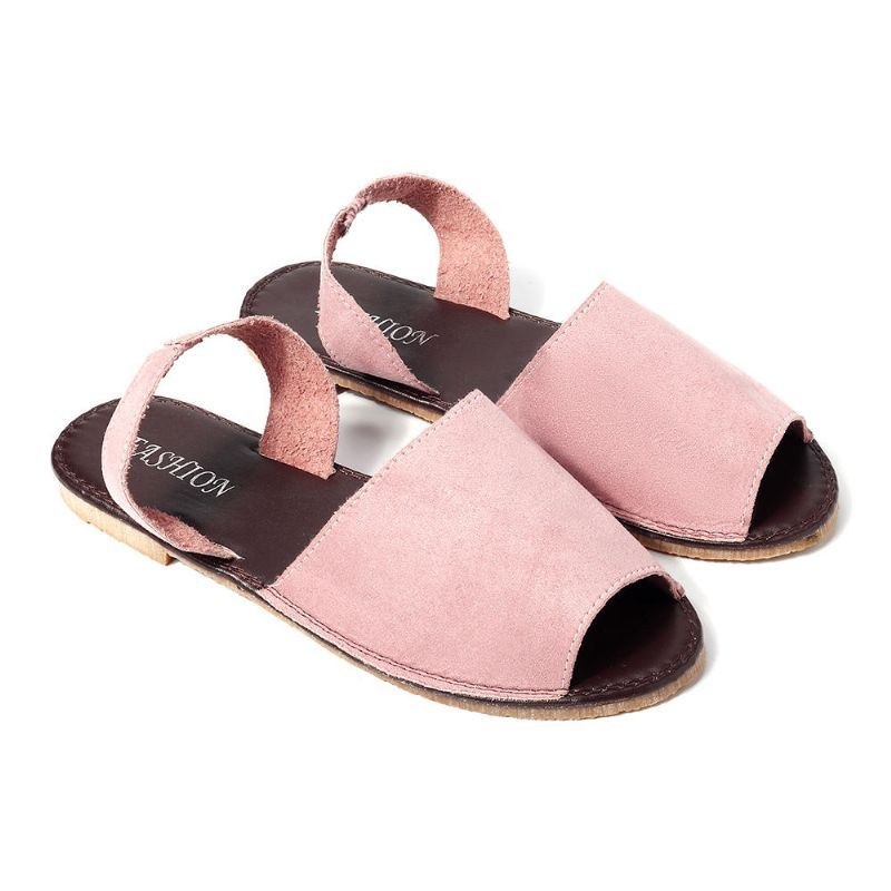 Dam Sommar Fisk Mun Slip On Sandaler Skor