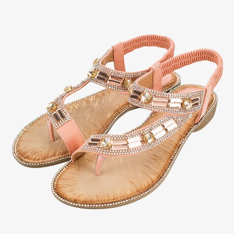 Dammode Rhinestone Bohemia Bärbara Clip Toe Sandaler