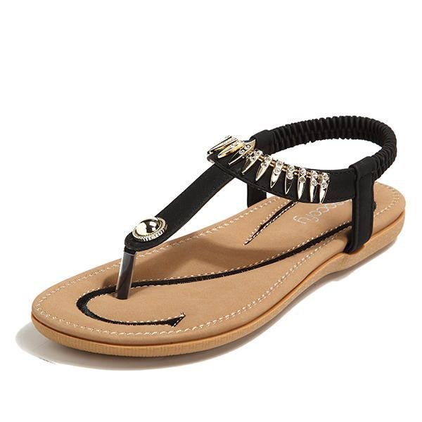 Stor Storlek Dam Sommar Mjuk Sula Slip On Outdoor Beach Sandaler