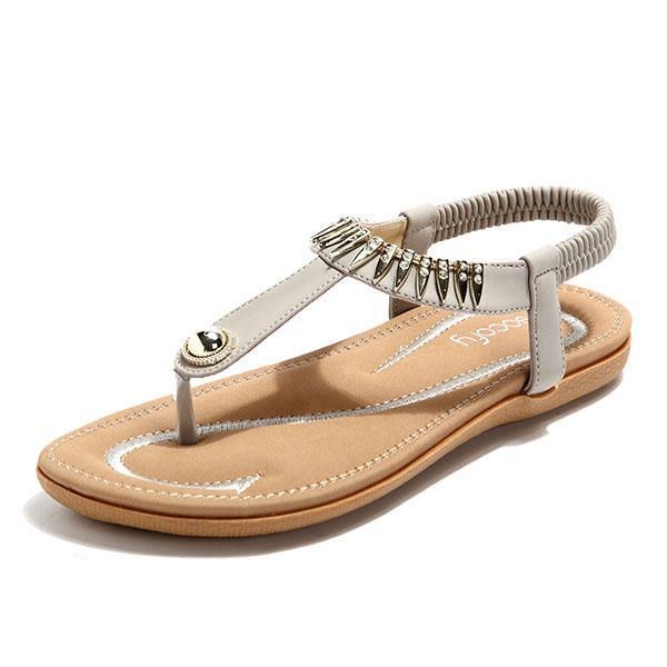 Stor Storlek Dam Sommar Mjuk Sula Slip On Outdoor Beach Sandaler