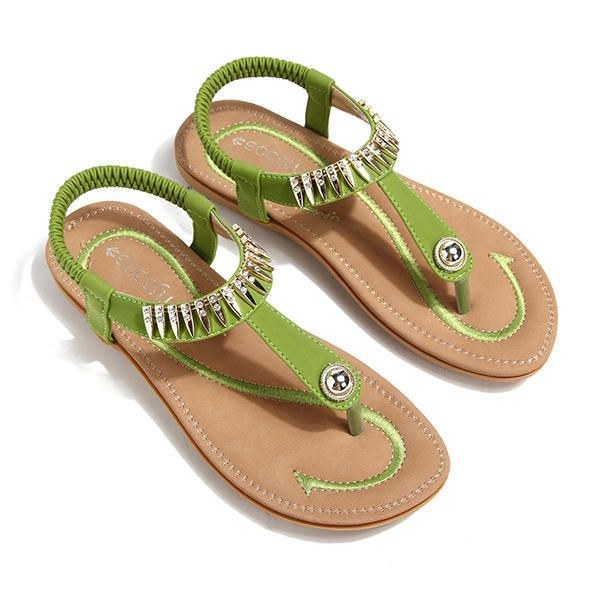 Stor Storlek Dam Sommar Mjuk Sula Slip On Outdoor Beach Sandaler