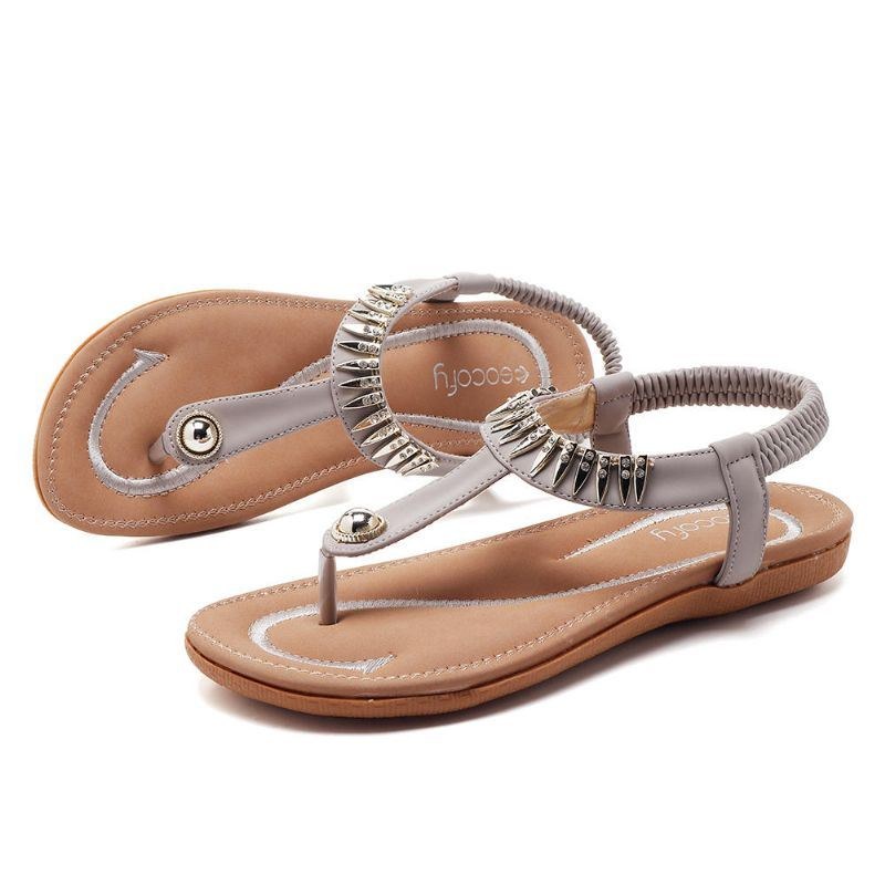 Stor Storlek Dam Sommar Mjuk Sula Slip On Outdoor Beach Sandaler