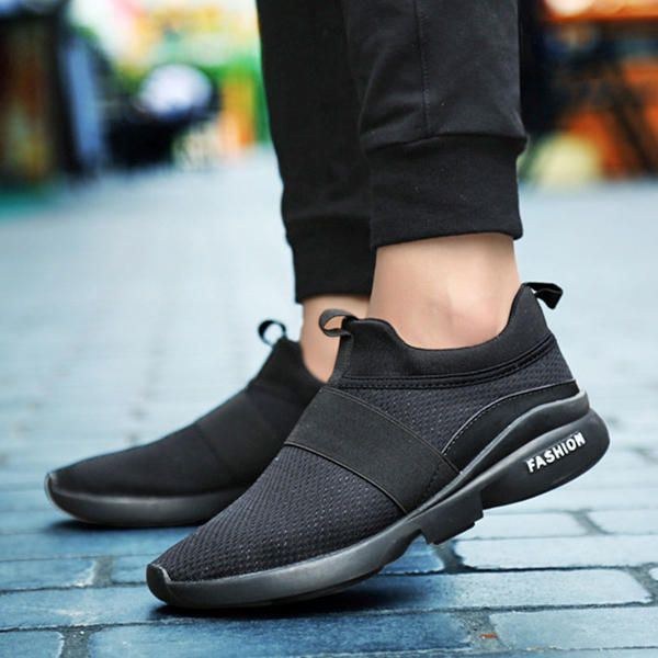 Bekväma Ankelkudde För Män Slip On Sports Sneakers