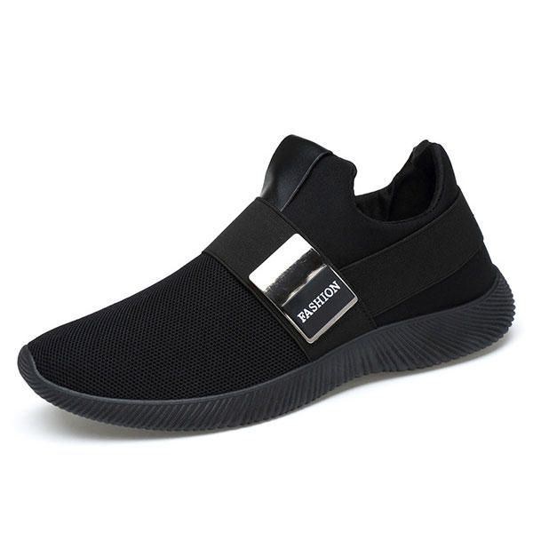 Bekväma Elastiska Män För Män Slip On Casual Athletic Shoes