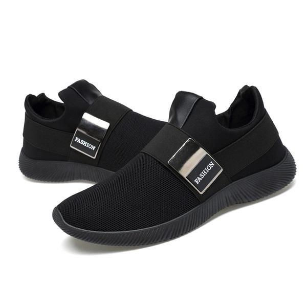 Bekväma Elastiska Män För Män Slip On Casual Athletic Shoes