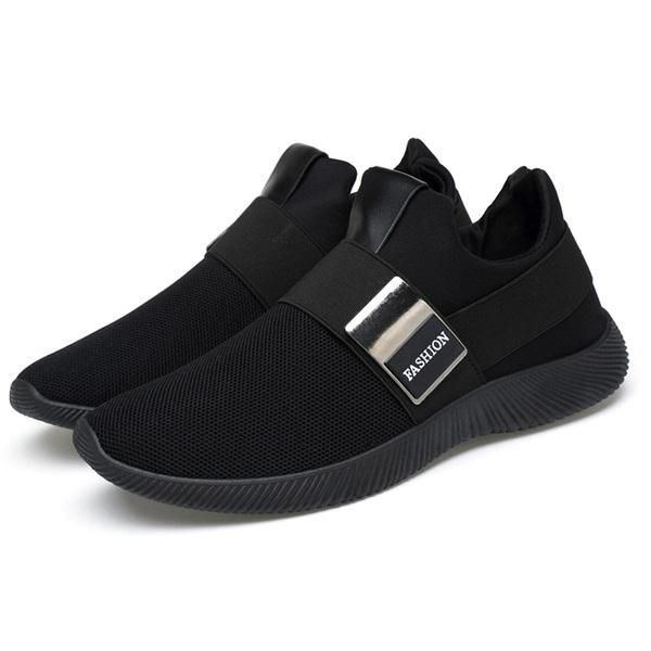 Bekväma Elastiska Män För Män Slip On Casual Athletic Shoes