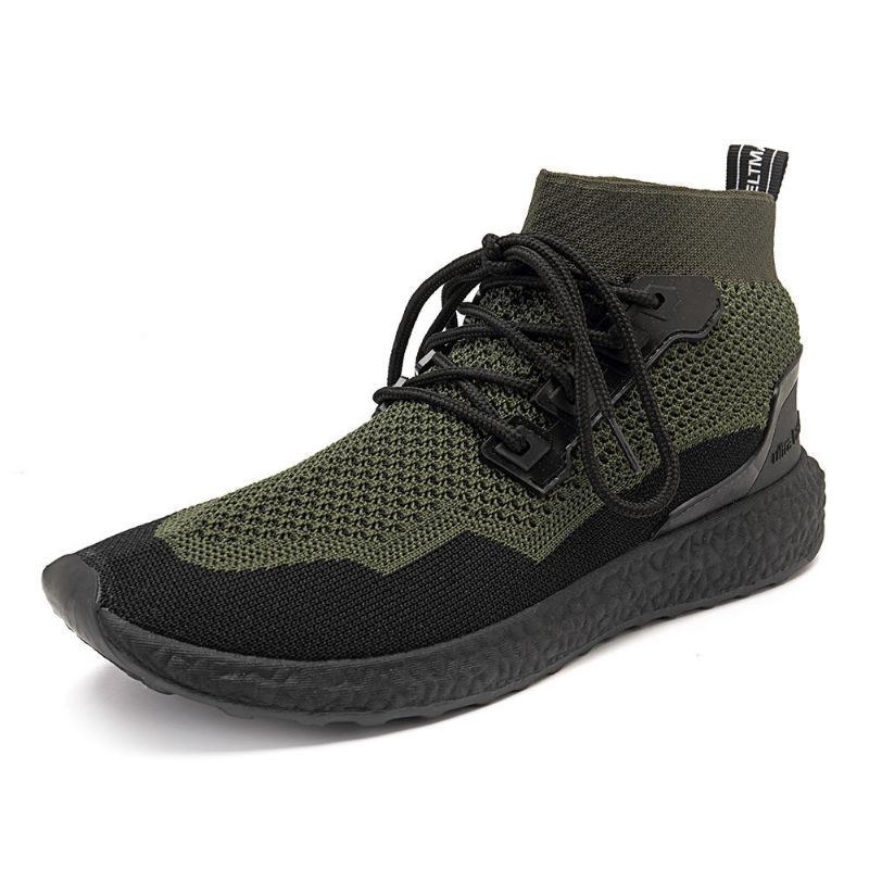 Herr Andas Mesh High Top Sneakers Casual Sportskor