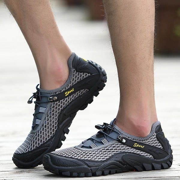 Herr Anti Collision Toe Mesh Outdoor Hiking Sneakers