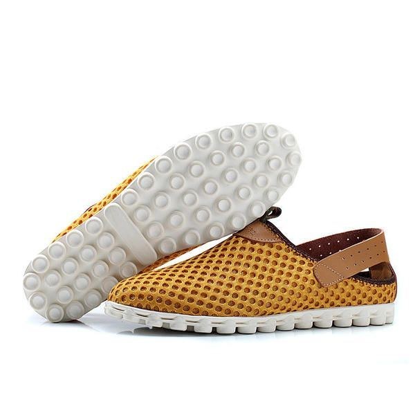 Herr I Stor Storlek Andningsbart Mesh Atletisk Skor Slip On Outdoor Sports Sneaker Skor