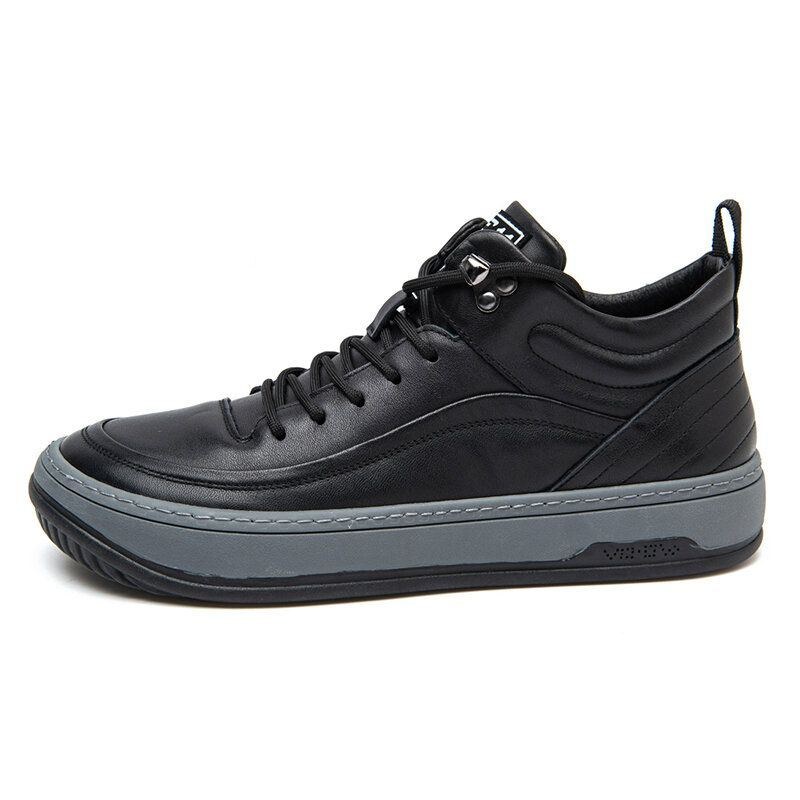 Herr Microfiber Läder Halkfri Casual Board Skor Sneakers